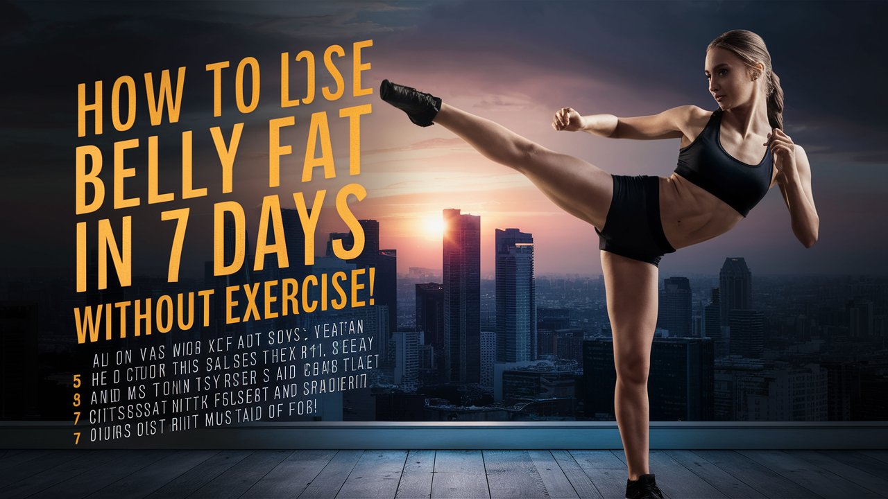 how to lose belly fat in 7 days without exercise